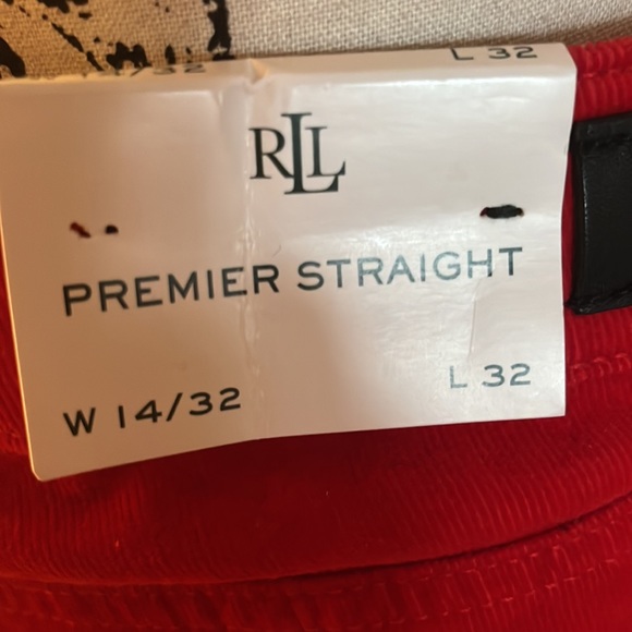 🌺Final Price🌺Red Lauren Ralph Lauren Premier Straight Corduroy Jeans - Picture 8 of 12